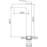 Смеситель для раковины GAPPO G99-39 G1099-89 оружейная сталь